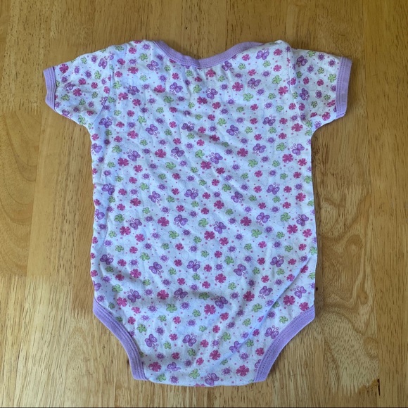 ❌SOLD! Purple Butterfly Onesie Wee Essentials - Picture 2 of 4